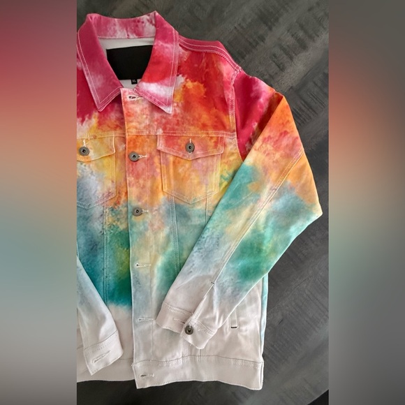 VIERICHE PARIS Other - VINTAGE Vibrant Tie-Dye Performance Jacket